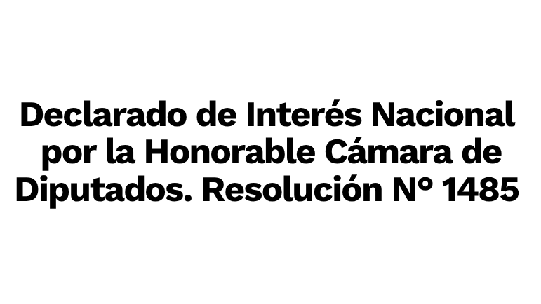 Aval Resolución N° 1485